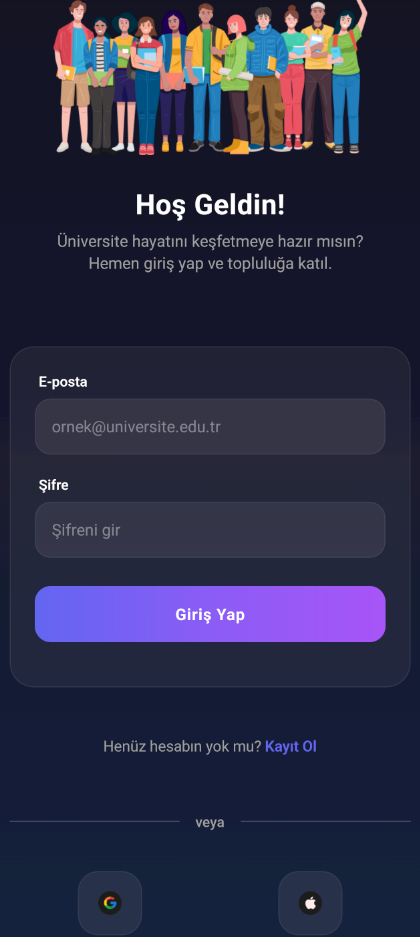 Üniversiteliysen bu uygulama senin için!